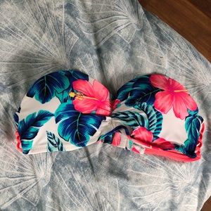 STRAPPY BIKINI BANDEAU TOP